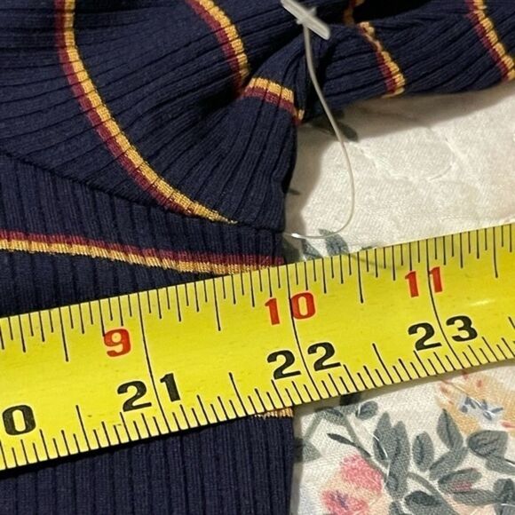 Old Navy - ribbed stripe stretchy dress - Picture 5 of 6